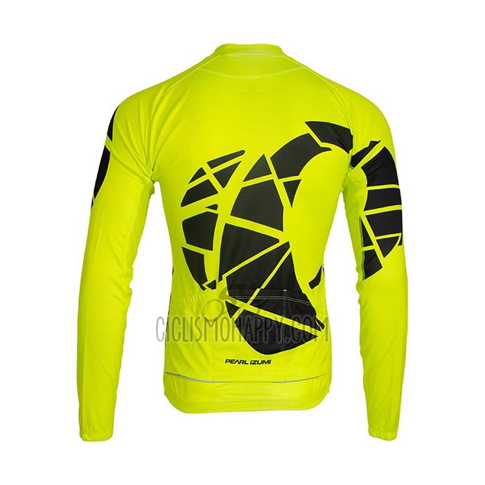 Pearl Izumi Cycling Jersey Bib Tight 2021 Men Long Sleeve Yellow